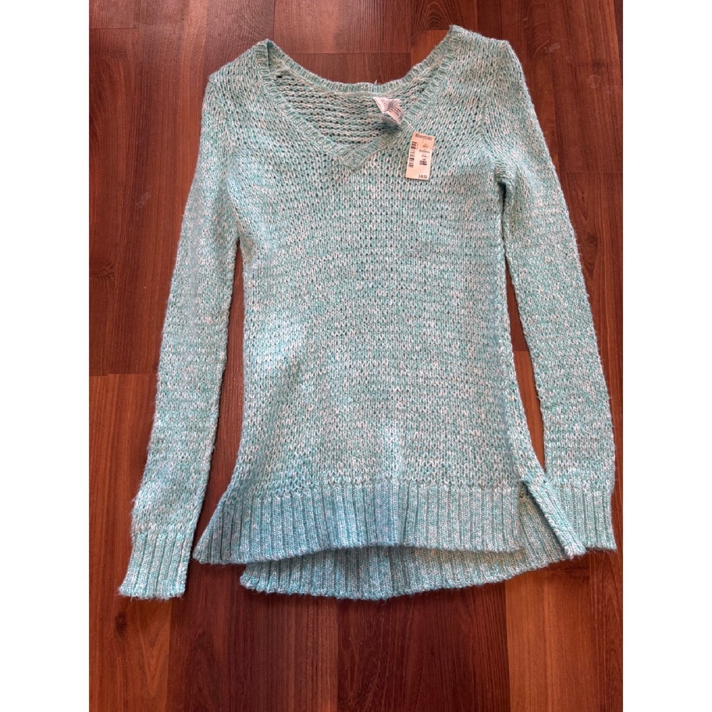 Aeropostale Sweater V Neck Mint New With Tags Size XS
